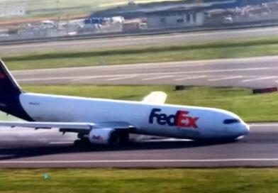 Товарен Боинг 767 кацна на летището в Истанбул без носов колесник
