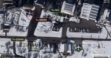 Самолети Ту-22М3, Ту-95 и Ту-160, забелязани на летище Раменское близо до Москва