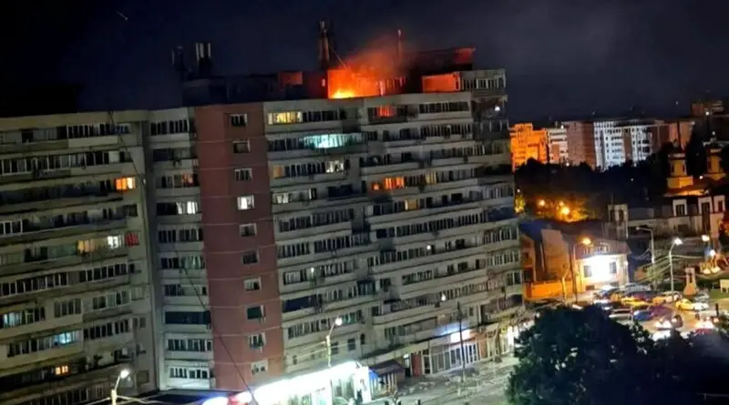Руски дрон удари жилищен блок в Румъния